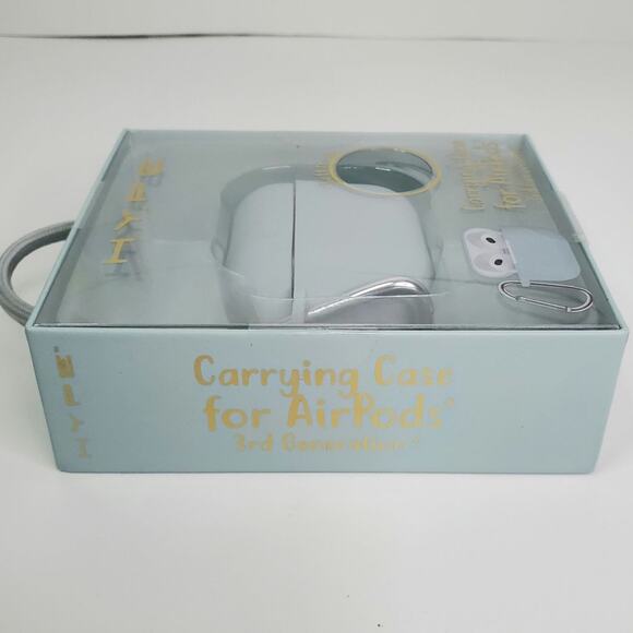 Hype Airpods 3rd generation carrying case light teal soft touch - Picture 5 of 7